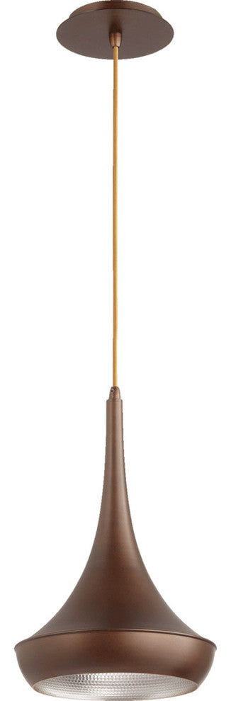 0-028243>1-Light Pendant Oiled Bronze