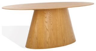 Safavieh Couture Owyn Oval Wood Dining Table, Natural