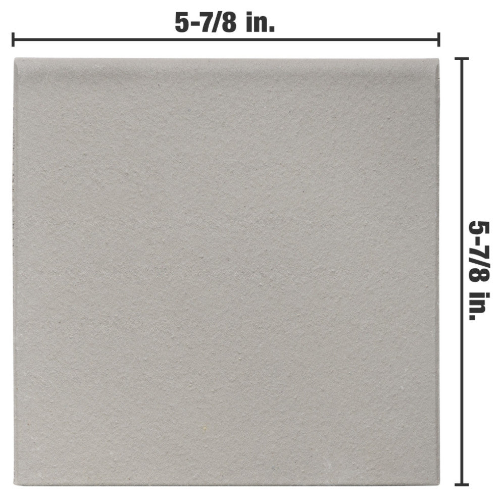 Quarry Bullnose Grey Ceramic Floor and Wall Trim