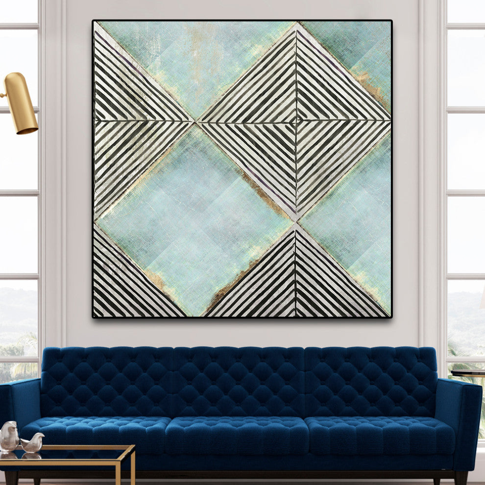 "Revival" Oversized Framed Canvas, 45" x 45"