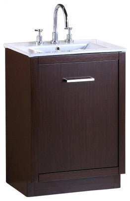 Single Sink Vanity, 24", Single Sink