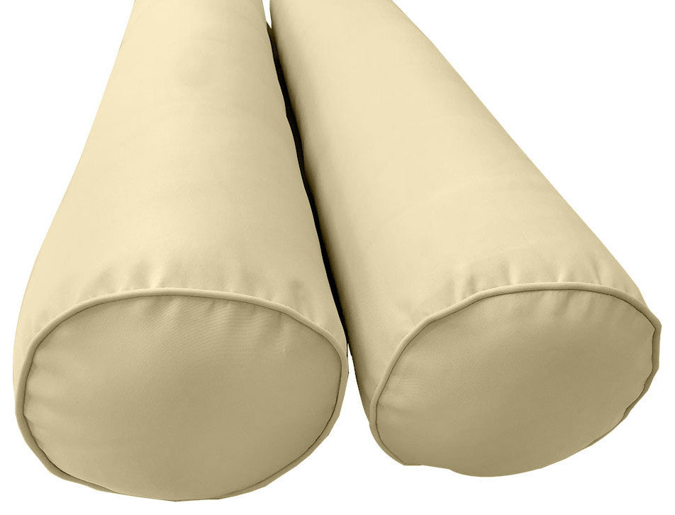 Style5 Twin-XL Pipe Trim Outdoor Mattress Bolster Slip Cover COMPLETE SET AD103