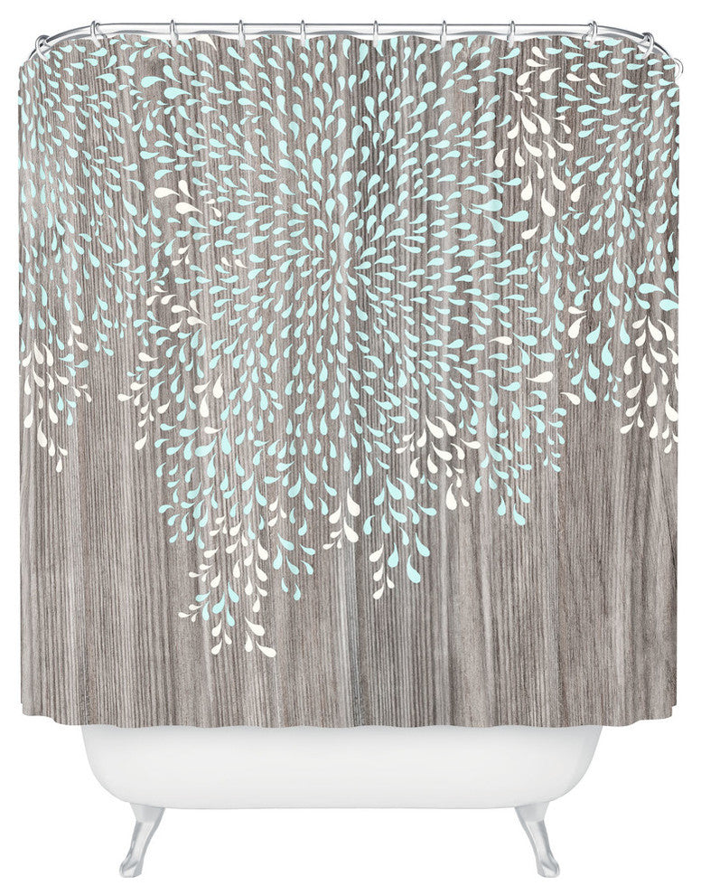 Deny Designs Iveta Abolina Coastal Raindrops Shower Curtain