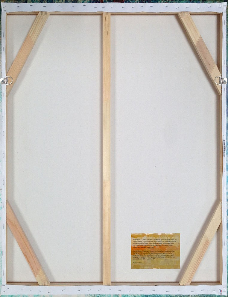 "The Golden Arm" Painting Print on Canvas by Fred Ludekens