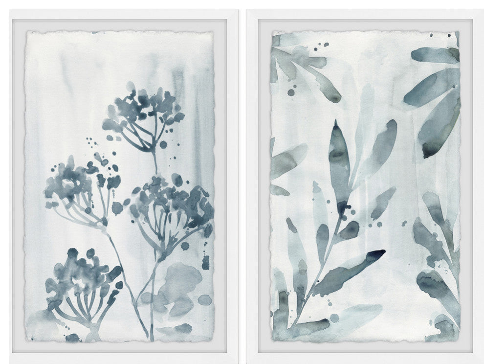 Mystery Blooms Diptych, 32"x24"