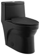 Virage One-Piece Elongated Toilet Vortex Dual-Flush 1.1/1.6 gpf, Matte Black