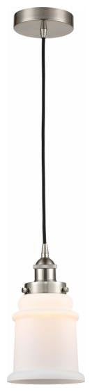 Innovations 616-1PH-SN-G181 1-Light Mini Pendant, Brushed Satin Nickel