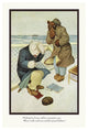"Teddy Roosevelt's Bears: Teddy B and Teddy G Are Seasick" Paper Art, 26"x38"