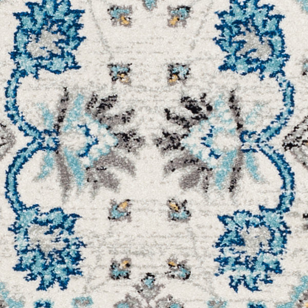Safavieh Evoke Evk224C Rug, Ivory/Light Blue, 5'1" X 7'6"