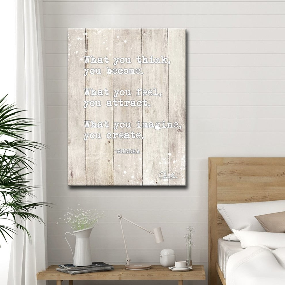 Buddha Quote' Inspirational Canvas Art by Olivia Rose