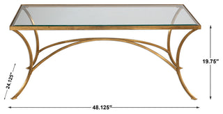 Uttermost Alayna Gold Coffee Table