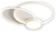 Hasselt | Modern Geometric LED Ceiling Light, Round