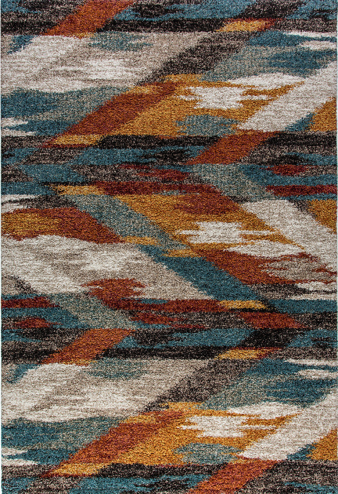 Mehari Rug 3'11"X5'7", Multi