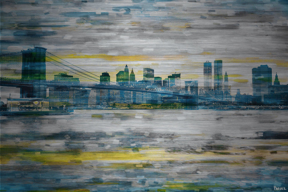 "Bridge Span" Print on Brushed Aluminum, 45"x30"