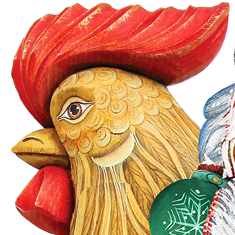Santa Rooster Door Hanger