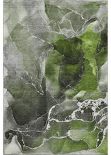 Premium Machine Washable Mayfield AMF503 Green 3' x 5' Rug