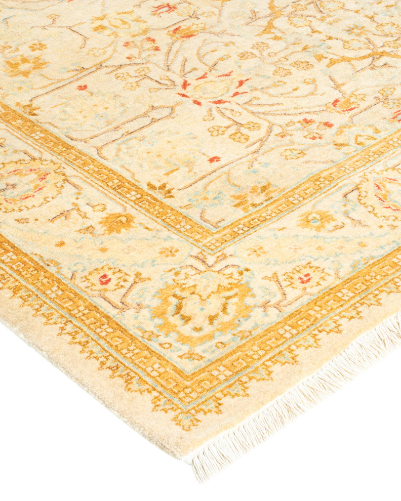 Paletwa One-of-a-Kind Hand-Knotted Runner Ivory, 4'2"x12'4"