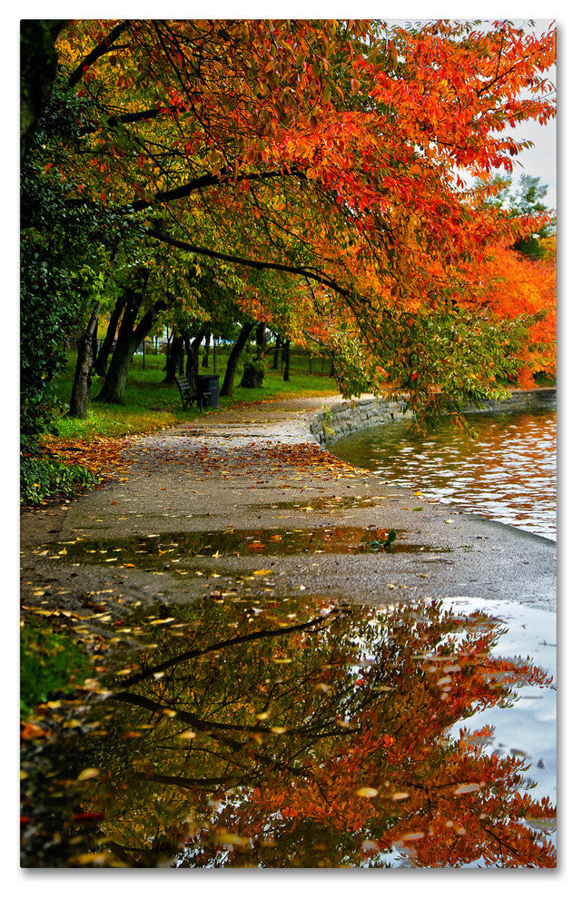 'Tidal Basin Autumn 1' Canvas Art by CATeyes