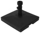 WestinTrends Heavy Duty Concrete Patio Market Umbrella Square Stand Weight Base, Black