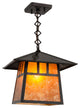 12Sq Stillwater Double Bar Mission Pendant
