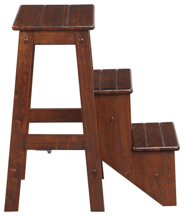 24" Step Stool, Cappuccino