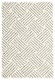Dash & Albert Layers Grey Hand Hooked Wool Rug, Grey, Runner-2'6" x 8'