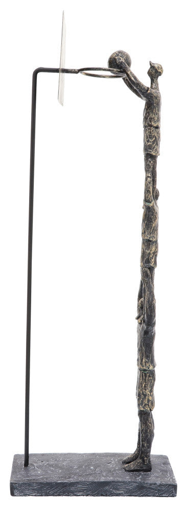 Resin 19" 3-men Dunk, Bronze