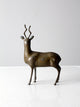 Consigned, Vintage Brass Antelope