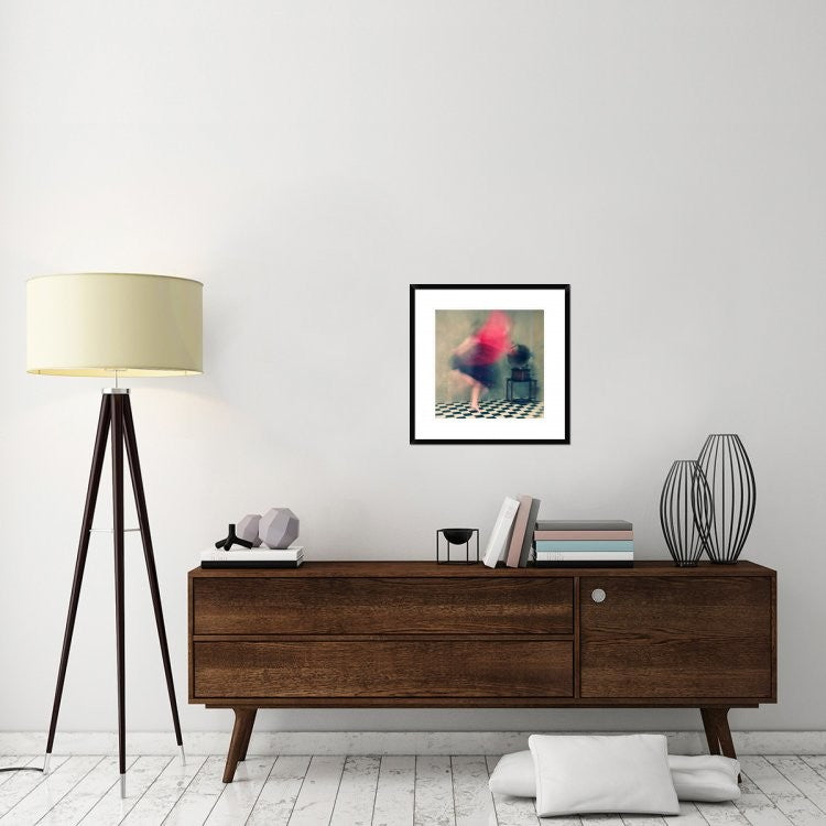 "Hop Skip And Jump" Framed Digital Print by Mel Brackstone, 24x24"