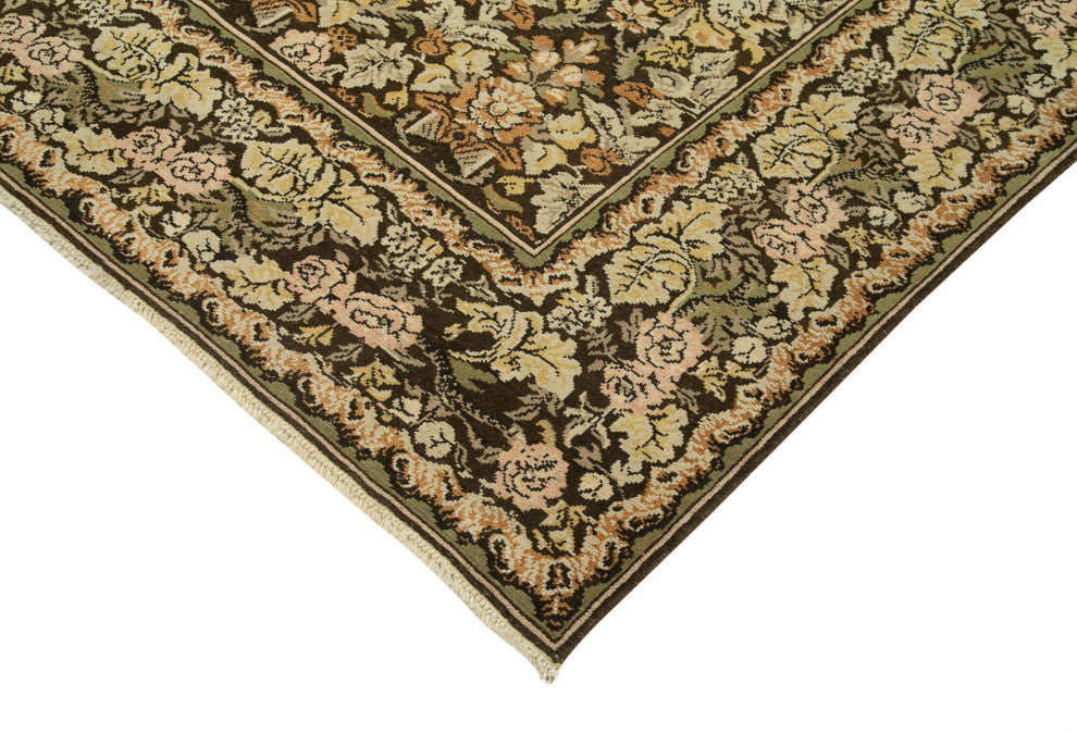 Rug N Carpet - Handwoven Oriental 9' 1" x 12' 2" One-of-a-Kind Oushak Area Rug