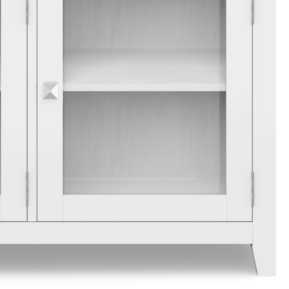 Cosmopolitan Solid Wood Sideboard Buffet, White