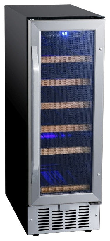 EdgeStar CWR182SZ 12"W 18 Bottle Built-In Single Zone Wine Cooler - Stainless