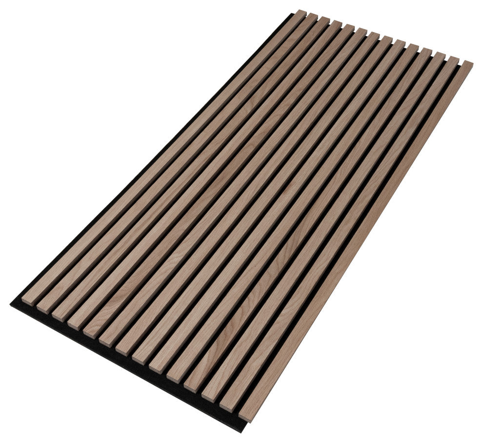 Acoustic Wood Panels, Set of 2 Slat Wall Panels - Oslo