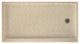 Swan 60x32x4 Solid Surface Shower Base, Right Drain, Bermuda Sand
