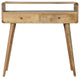 Curved Oak-ish Console Table