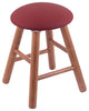 Holland Bar Stool, Oak Round Cushion Vanity Stool, Smooth Legs