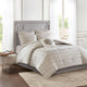Madison Park Malia 6 Piece Embroidered Cotton Reversible Comforter Set, Ivory