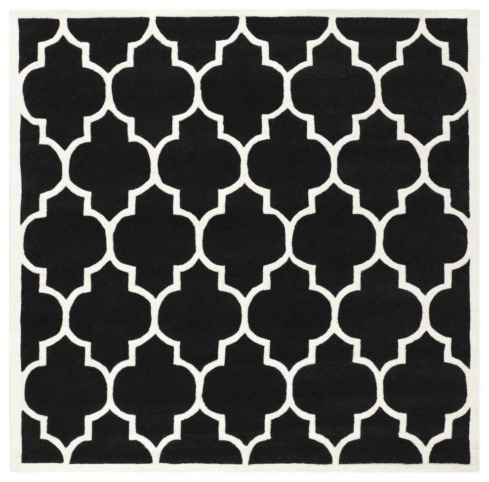 Safavieh Chatham CHT733K 7' Square Black Rug