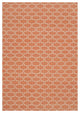 Rug N Carpet - Handmade Wool 6' 5'' x 9' 2'' Modern Design Dhurrie Kilim Rug