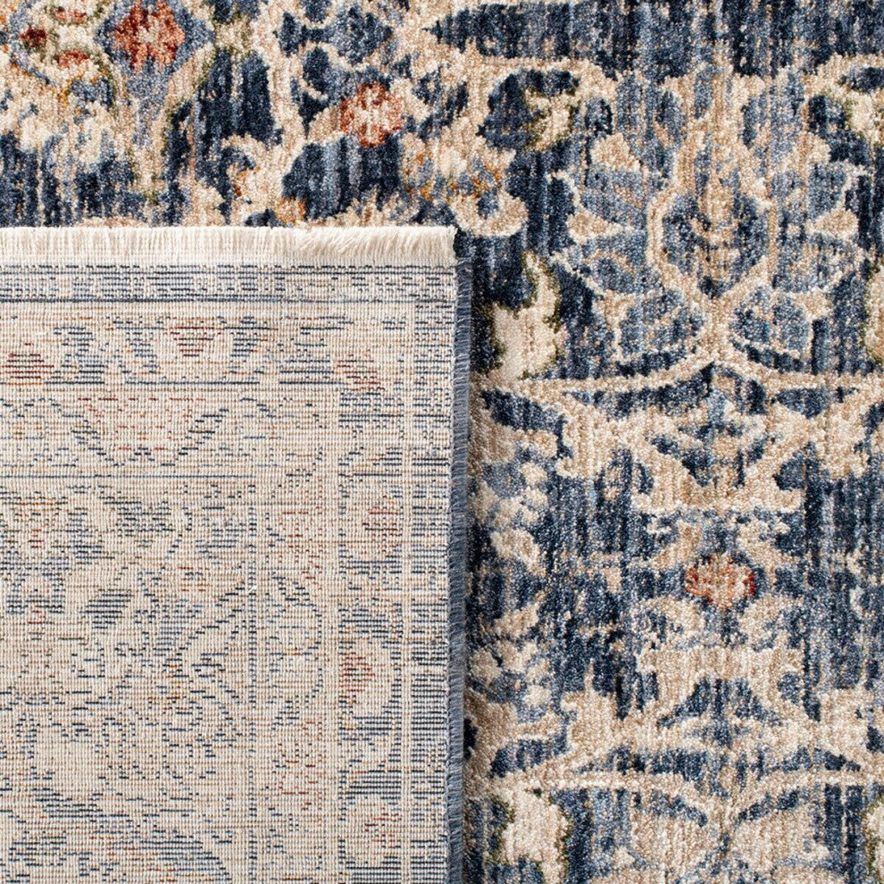 Safavieh Lauren Ralph Lauren Collection LRL1310 Rug, Navy, 6'7" Square