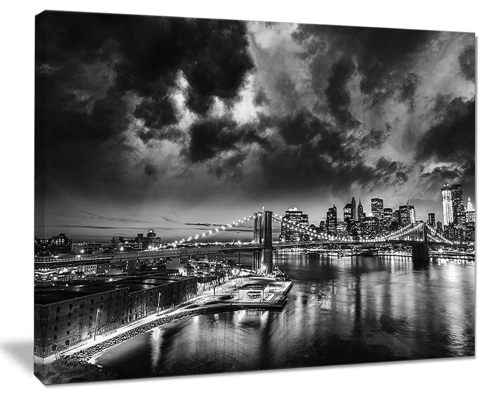 "Amazing Night in New York City" Canvas Print20"x12"