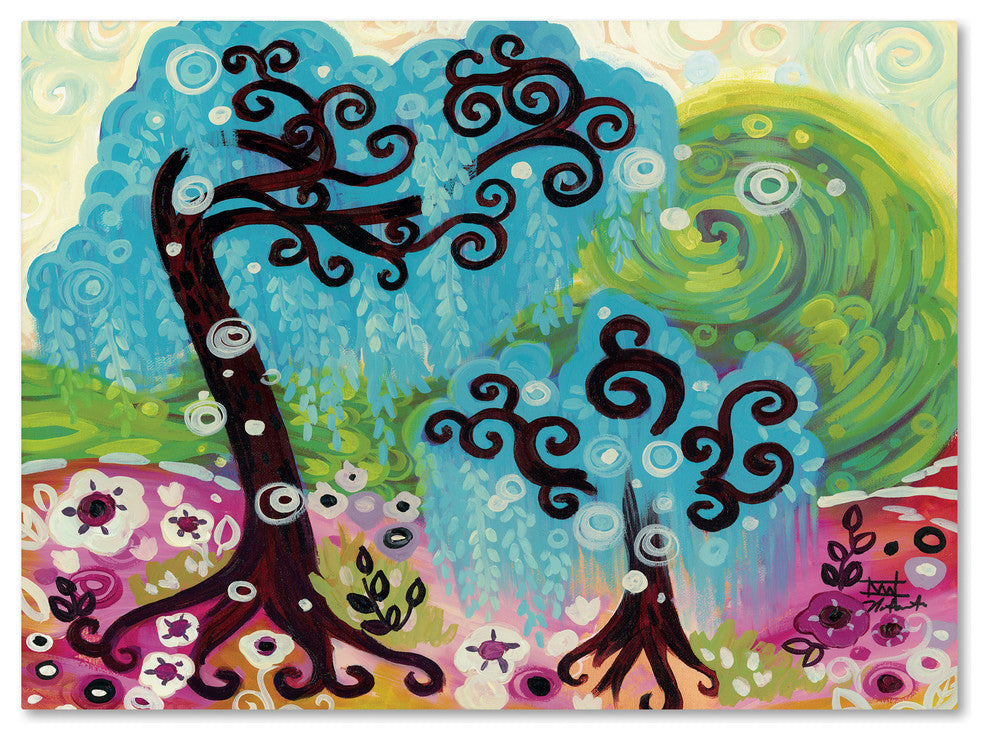 Natasha Wescoat '032' Canvas Art, 47x35