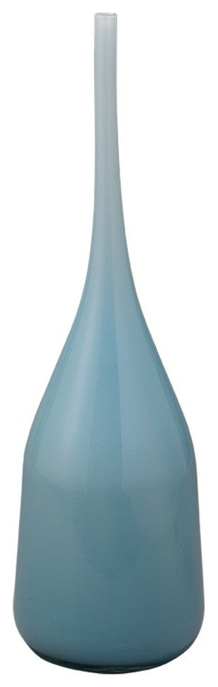 Pixie Decorative Vases in Periwinkle Blue Glass, Set Of 3