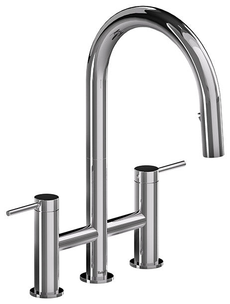 Azure Kitchen Faucet With Spray, Chrome