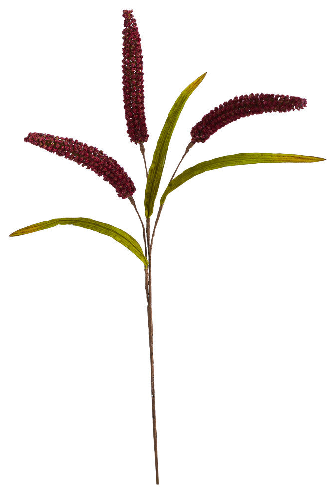 30" Sorghum Harvest Artificial Flower, Set of 12