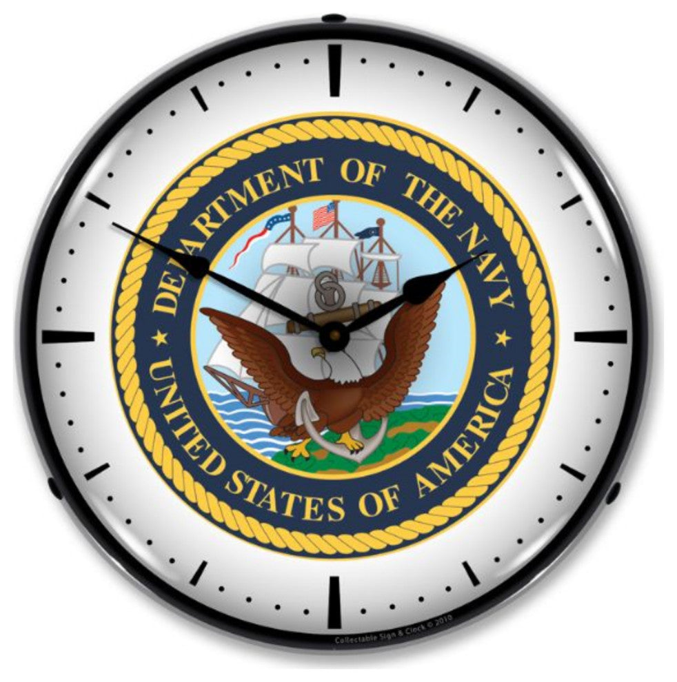 910229 US Navy Clock