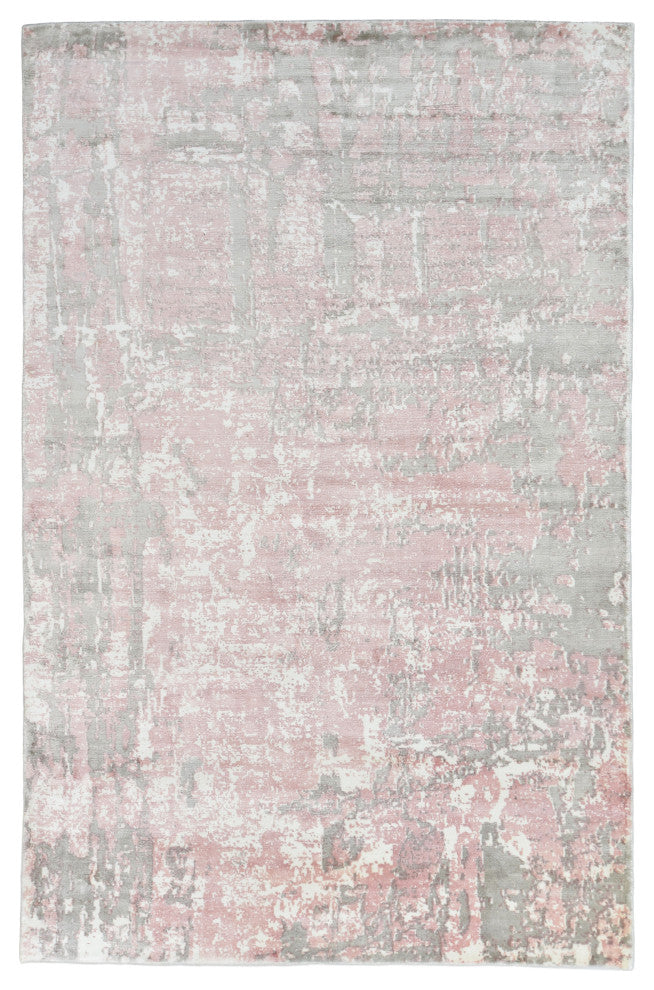 Blush, Handmade Area Rug 3' 0" x 5' 0", 8 X 10