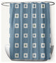 Li'l Boxes Dusty Smoke 70" w x 73" h Shower Curtain