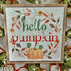 Hello Pumpkin Handmade Deco Mesh Harvest Wreath