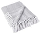 DII Gray Herringbone Stripe Throw